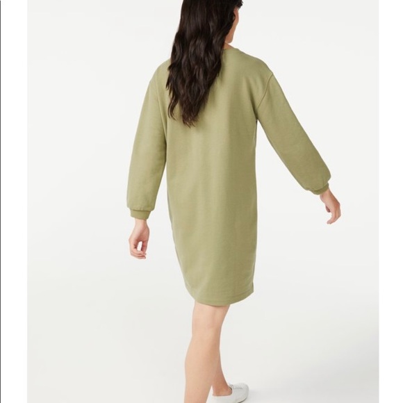 Free Assembly Women's Sweatshirt Dress Sz M - Picture 2 of 7